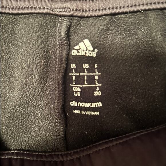 GUC Men's Adidas Climawarm Black Sweat Pants Lounge Size Large - Picture 4 of 6